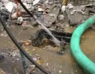 汝阳通下水道的小妙招